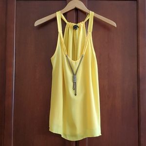NWT Love J Yellow Tank Top